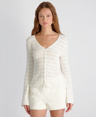 Women's Mozart Heartleaf V-Neck Crochet Top