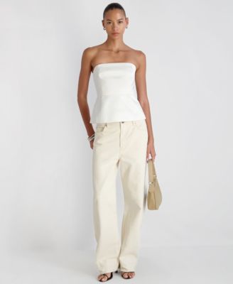 Women's York Satin in Christa Fleur Strapless Top