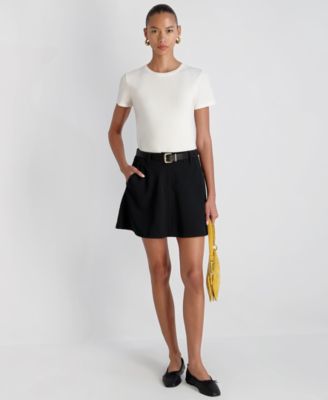 Women's Echo Crepe Flared Mini Skirt