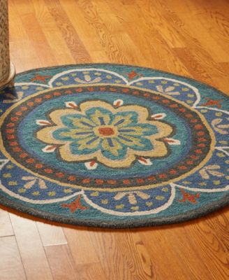 Radiance RDC-026 6' x 6' Round Area Rug