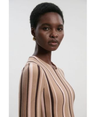 Women's Asymmetric Hem Knit Midi Dress