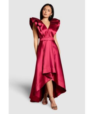 Women's Frill Sleeve Midi Dress
