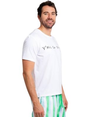 Men's Drawbertson Y'All Go To Bed Cotton Pajama T-Shirt