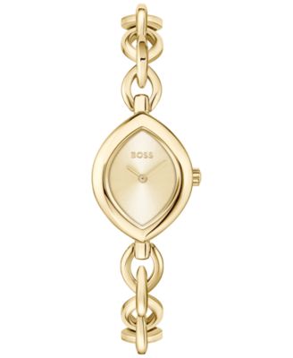 Women's Fiora Quartz Ionic Plated Thin Gold Steel Watch, 22.4mm