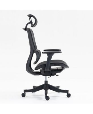 High Back Mesh Office Chair with 4D Armrests & Recline