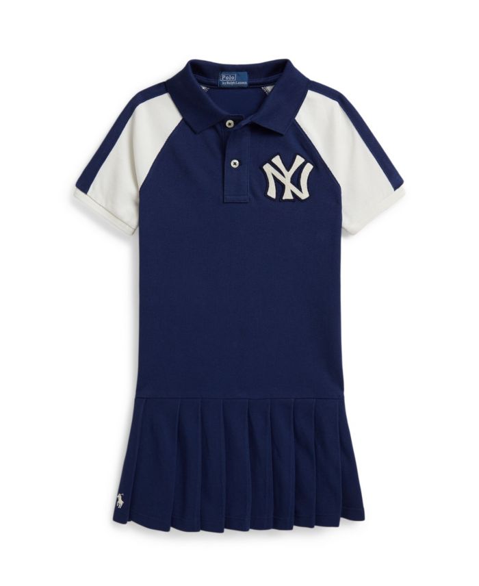 Polo Ralph Lauren Girls' 2-6X Yankees Polo Collar Dress