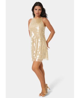 Women's Clear Sequin Dress