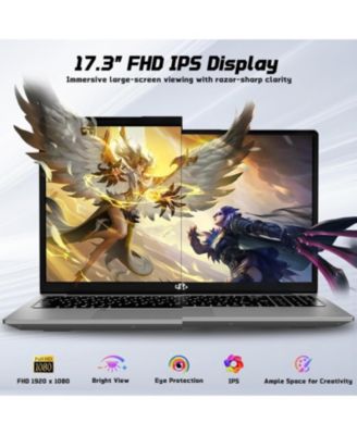 17.3" IPS FHD-Student-Laptop- 16GB RAM 1TB SSD, Intel Pentium 4 Cores N100(Beat i3-1115G4, Up to 3.4GHz) Computer