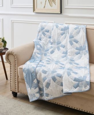 Wedding Ring Reversible Jacquard Woven Throw, 50" x 60"