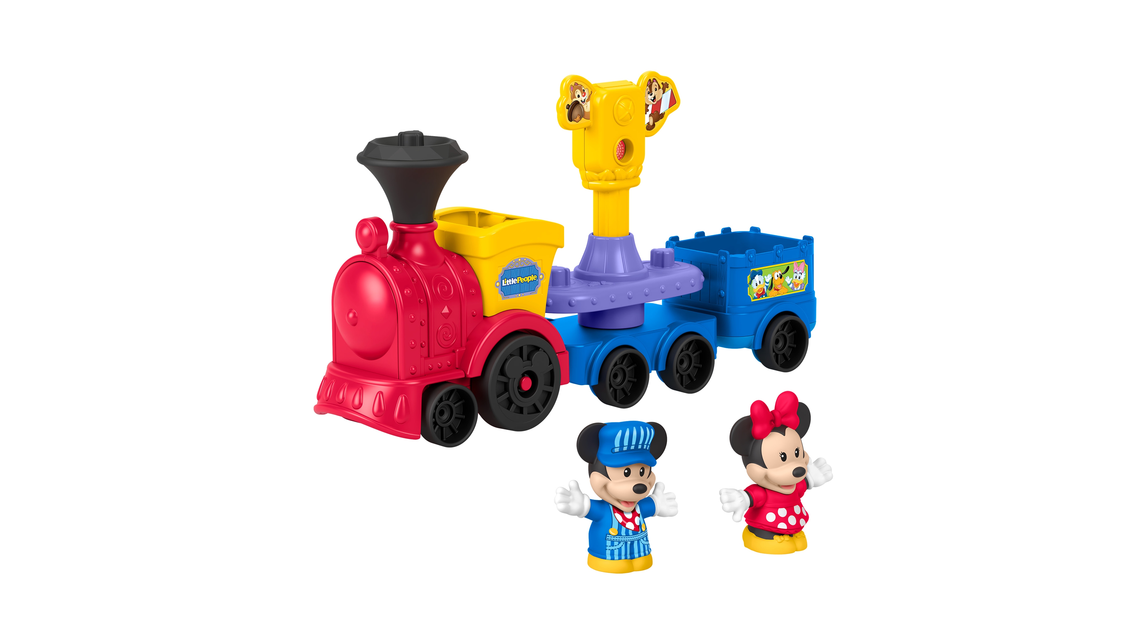 Fisher Price Little People Disney Jr. Mickey and Minnie Musical Train Toddler Toy
