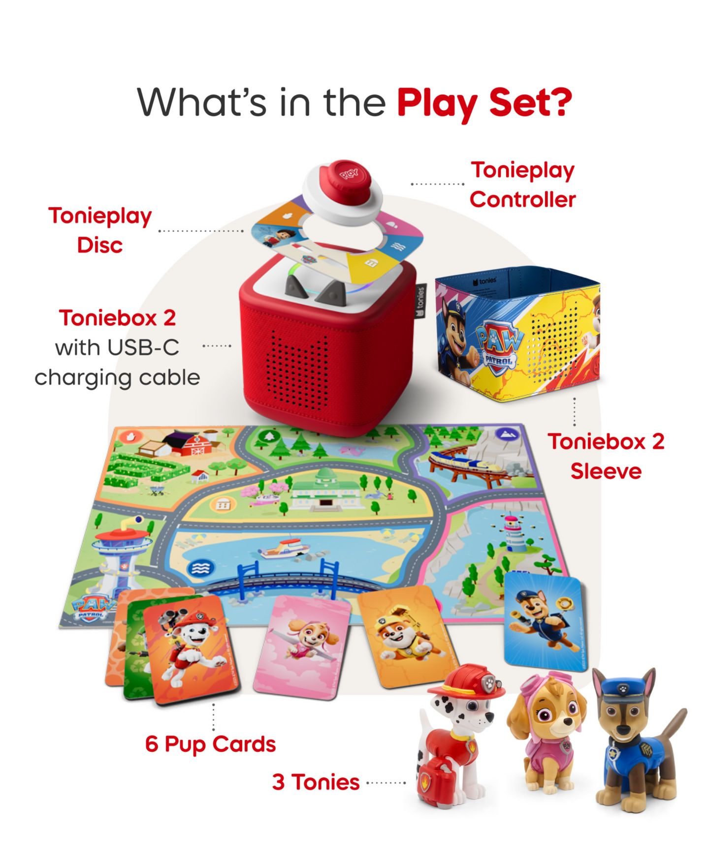 Детские игрушки Tonies Toniebox 2 PAW Patrol Bundle Set — фото 6