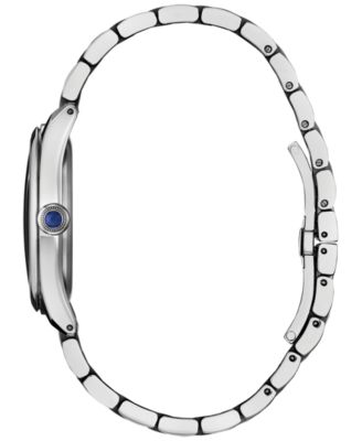 Women's Classic Silver-Tone Stainless Steel Bracelet Watch, 33mm