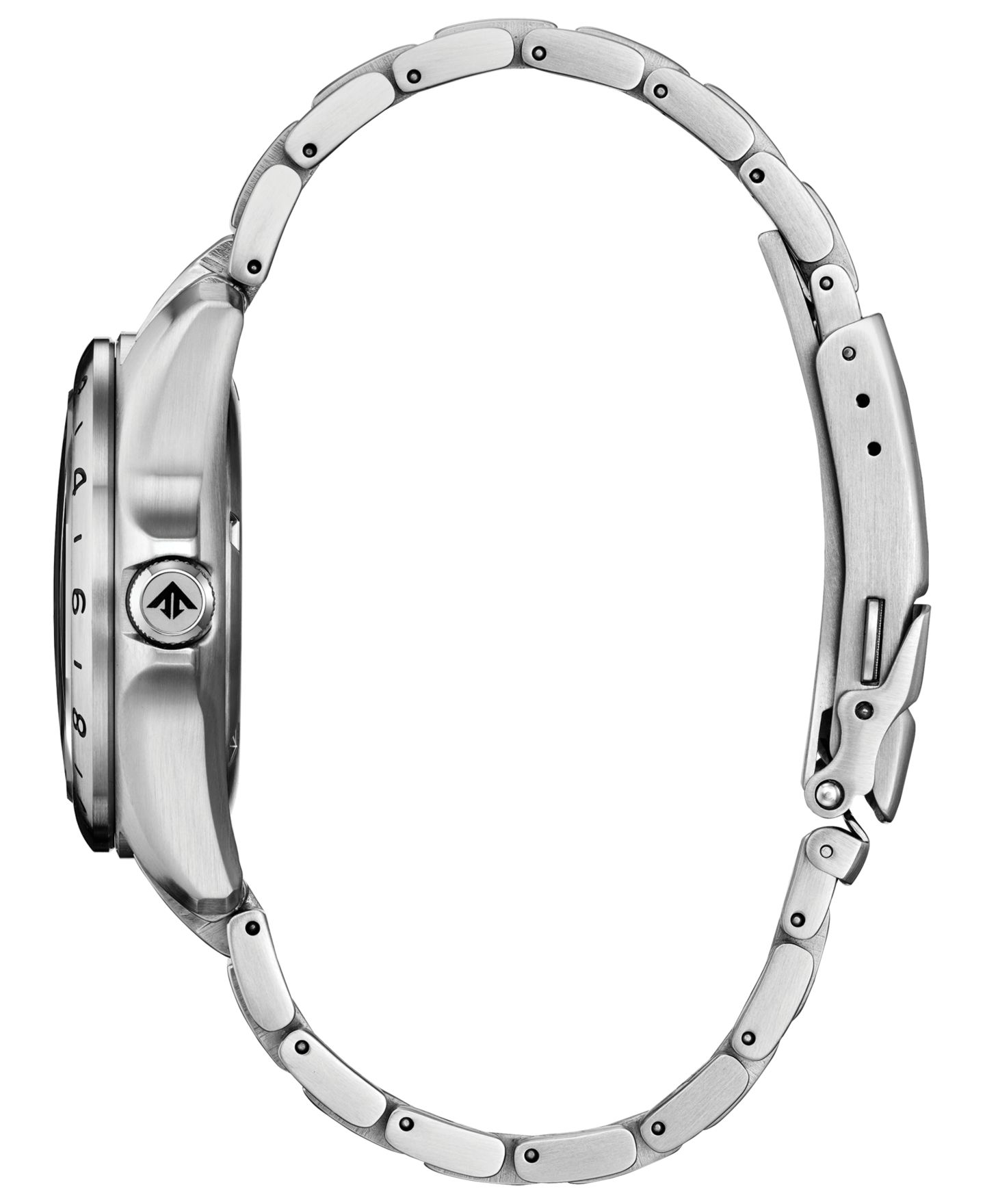 Мужские часы Citizen Promaster Land Tough GMT Silver-Tone Stainless Steel Bracelet Watch, 39.5mm — фото 2