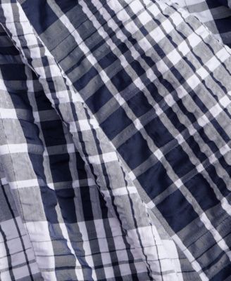 Women's Pull On Check-Print Midi Skirt