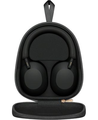 WH-1000XM5-BLACK Wireless Over-Ear Noise Canceling Headphones - Black with 2 Year Amber Protection Plan (2022)