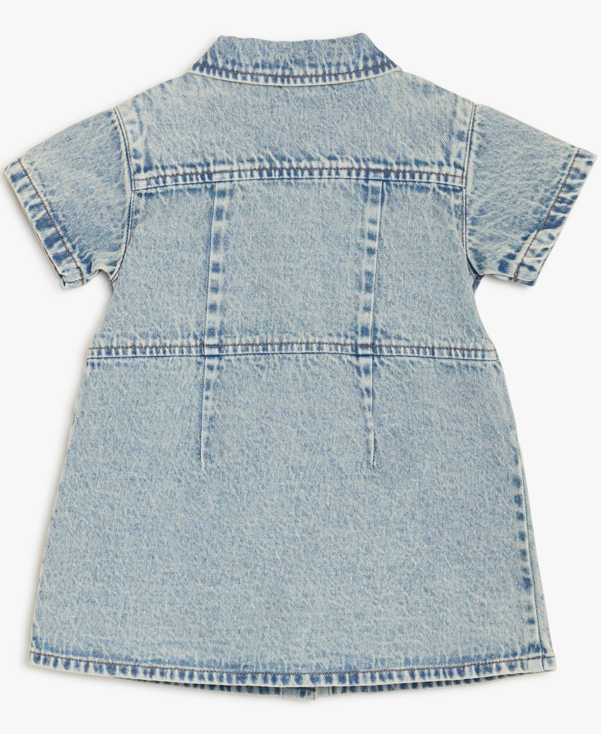 7 For All Mankind Baby Girls' Collared Denim Dress
