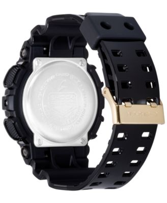 Men's Analog Digital Black Resin Strap Watch