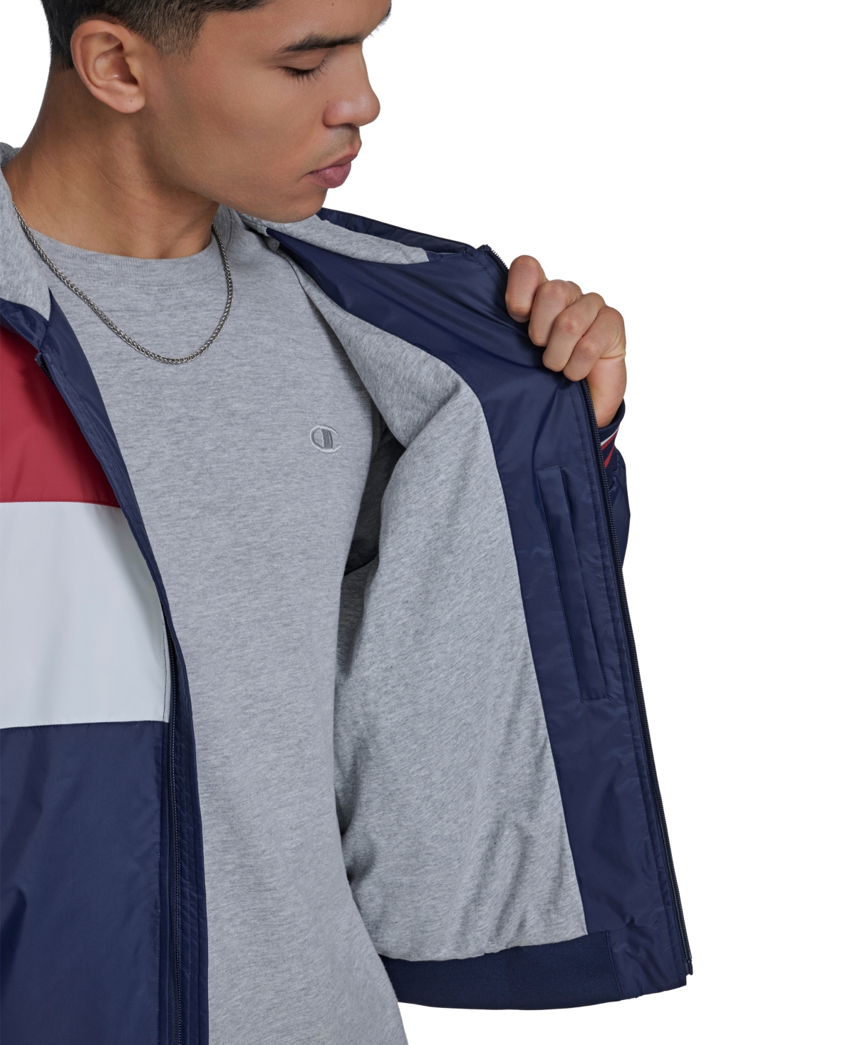 Champion Men's Retro Hooded Rain Jacket