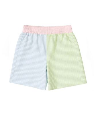 Little Boys Stripe Seersucker Swim Trunk