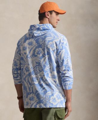Men's Big & Tall Tropical Print Hooded T-Shirt