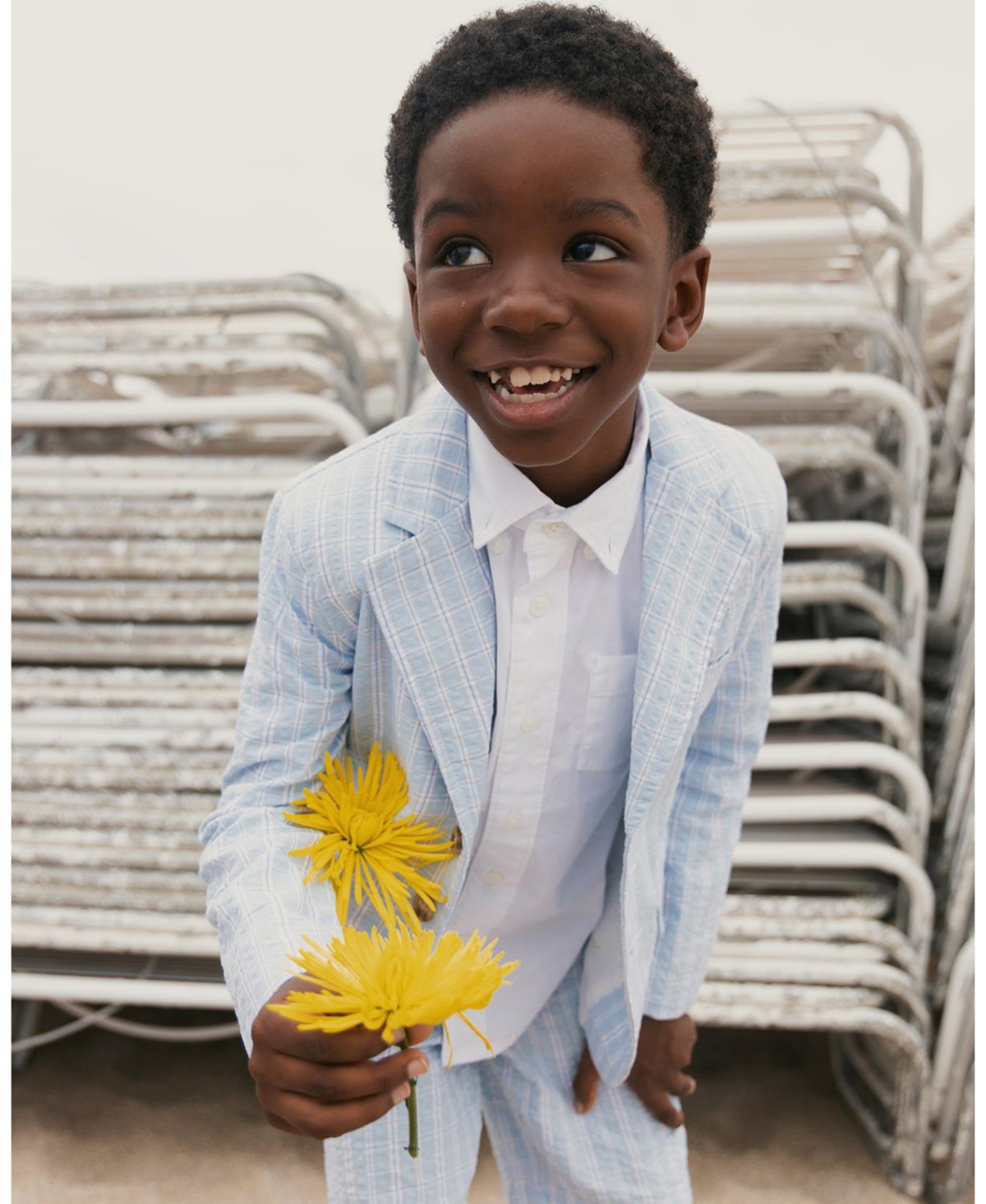 Hope & Henry Toddler Boys Organic Classic Seersucker Suit Jacket