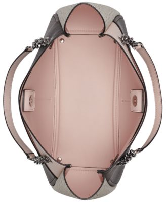 Zoe Signature Medium Chain Tote Bag