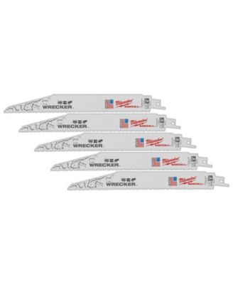 48-00-5706 The WRECKER Multi-Material SAWZALL Blade 9" 7/11TPI (5 Pack)