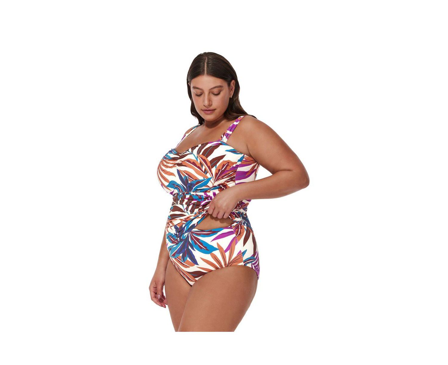 Women's Plantopia Tankini Top Size/Full Figure