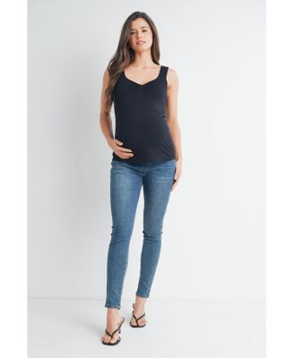 Maternity Sweetheart Neckline Tank Top