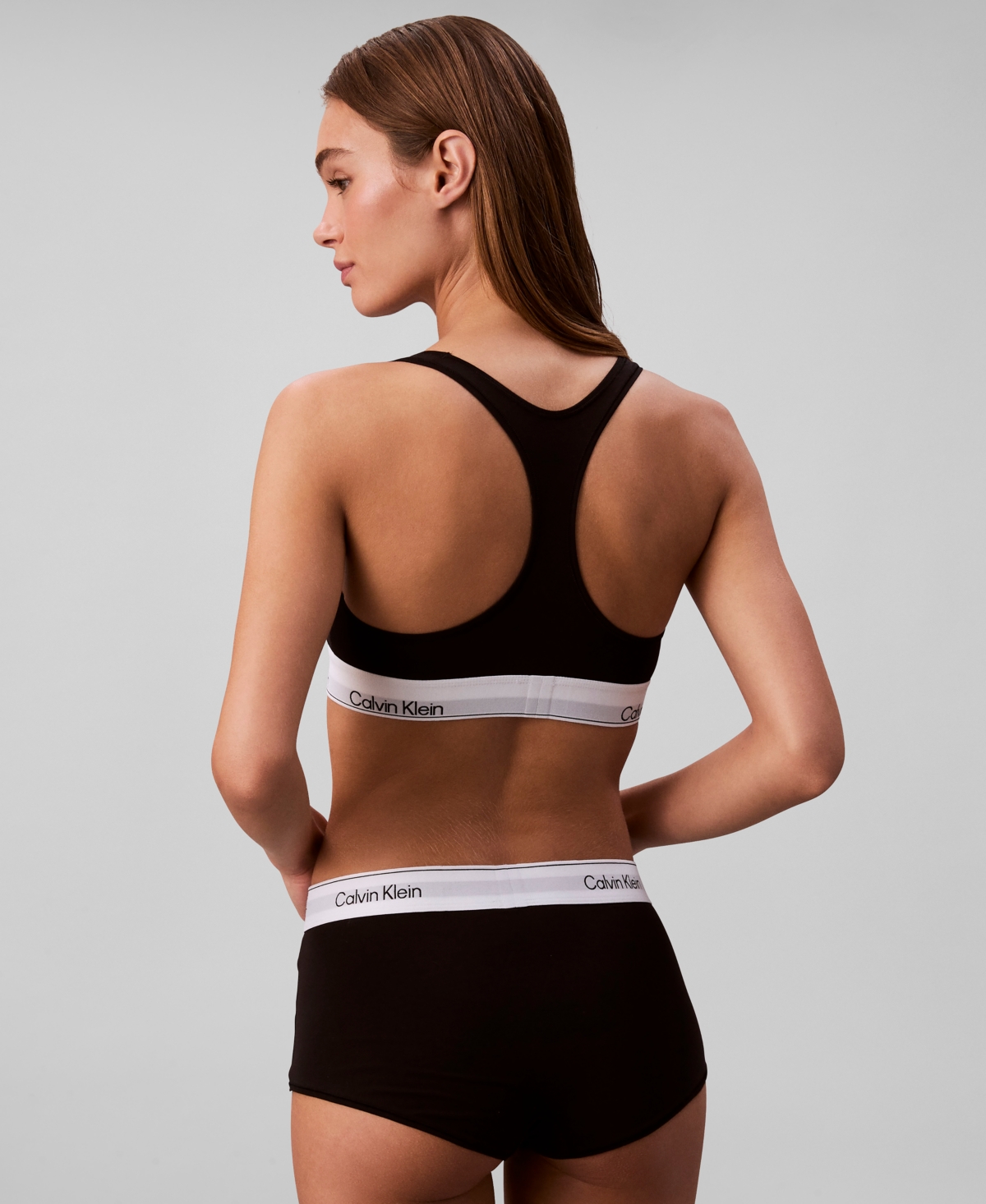 Calvin Klein Women's Icon Cotton Unlined Racerback Bralette QF8493