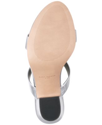 Women's Jessey Leather Slip-On Block Heel Dress Sandals