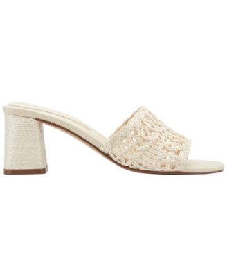 Women's Follie Woven Slip-On Block Heel Dress Sandals