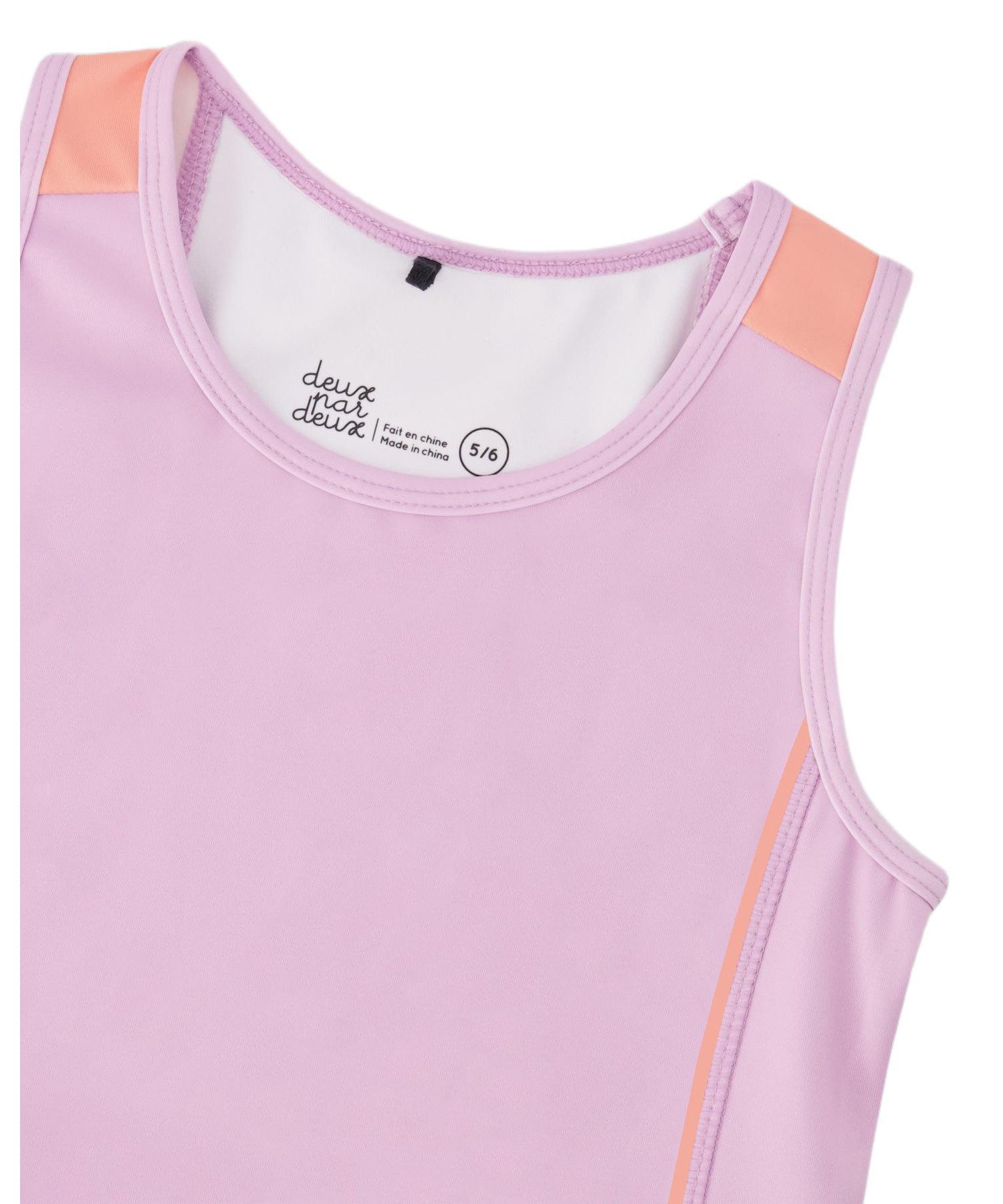 Toddler Athletic Tank Top in Polyester Lilac