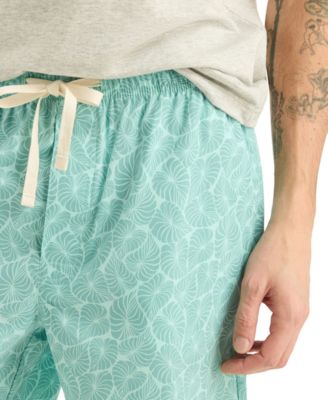Men's Palm Leaf Print Shorts