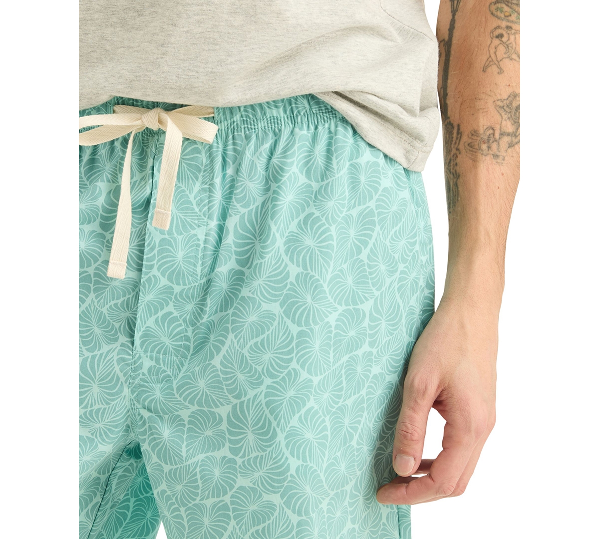Nautica Men's Palm Leaf Print Shorts