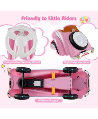 Toddler Ride on Toy Classic Sliding Car with Horn and LED Headligh