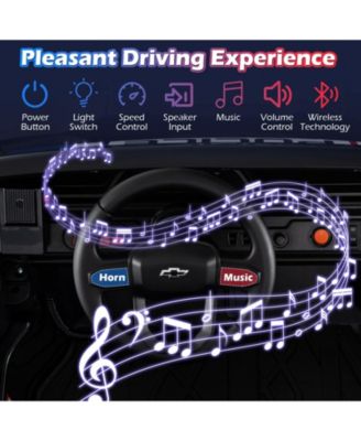 24V 2-Seater Ride on Police Car 4WD Chevrolet with Megaphone and LED Flashing Lights