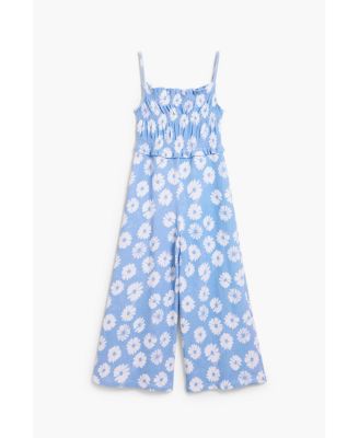 Girls Girls's Floral Strap Jumpsuit