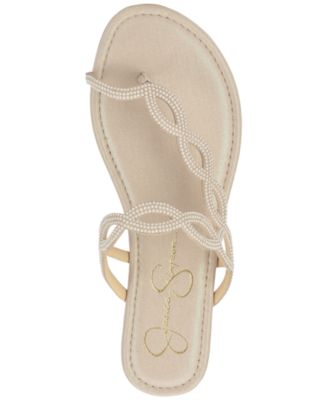 Women's Aloni Jelly Toe Ring Slip-On Flat Sandals