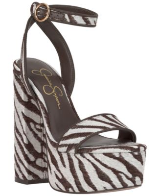 Jessica Simpson Women's Axtyn Platform Block-Heel Sandals - Macy's