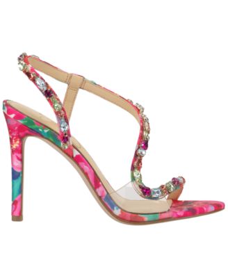 Women's Jaycin Barely-There Rhinestone Evening Sandals