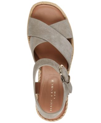 Women's Pasion Suede Espadrille Platform Wedge Sandals