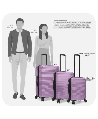 Sunny Side 3-Pc. Hardshell Spinner Luggage Set