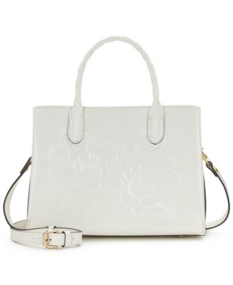 Patricia Nash Genovese Medium Floral Tooled Leather Satchel Bag