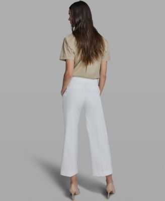 Women's Straight Bow Pocket Pants