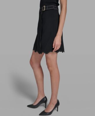 Women's Scallop Trim Skirt