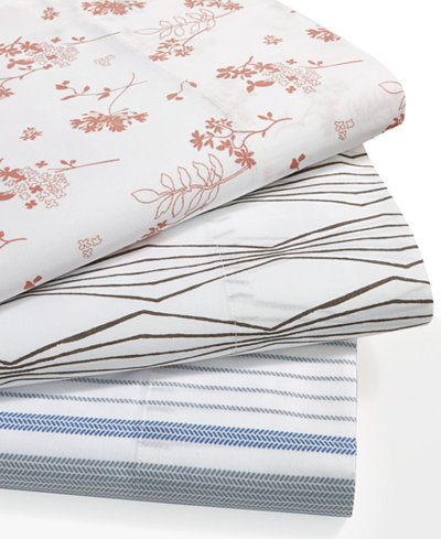 Organic Cotton 300 Thread Count Printed Sheet Sets GOTS Certified
