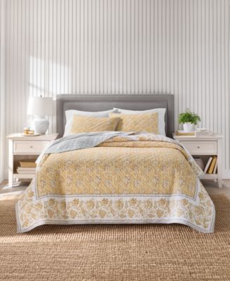 Valencia Jacobean 3-Pc. Quilt Set, King