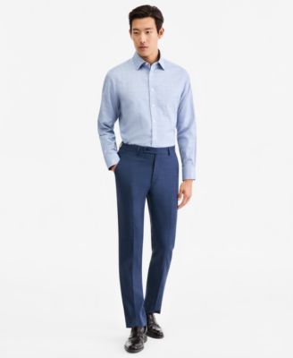 Men's Slim-Fit Wool-Blend Stretch Suit Pants