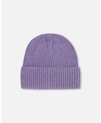 Girl Knit Hat Lavender - Toddler|Child